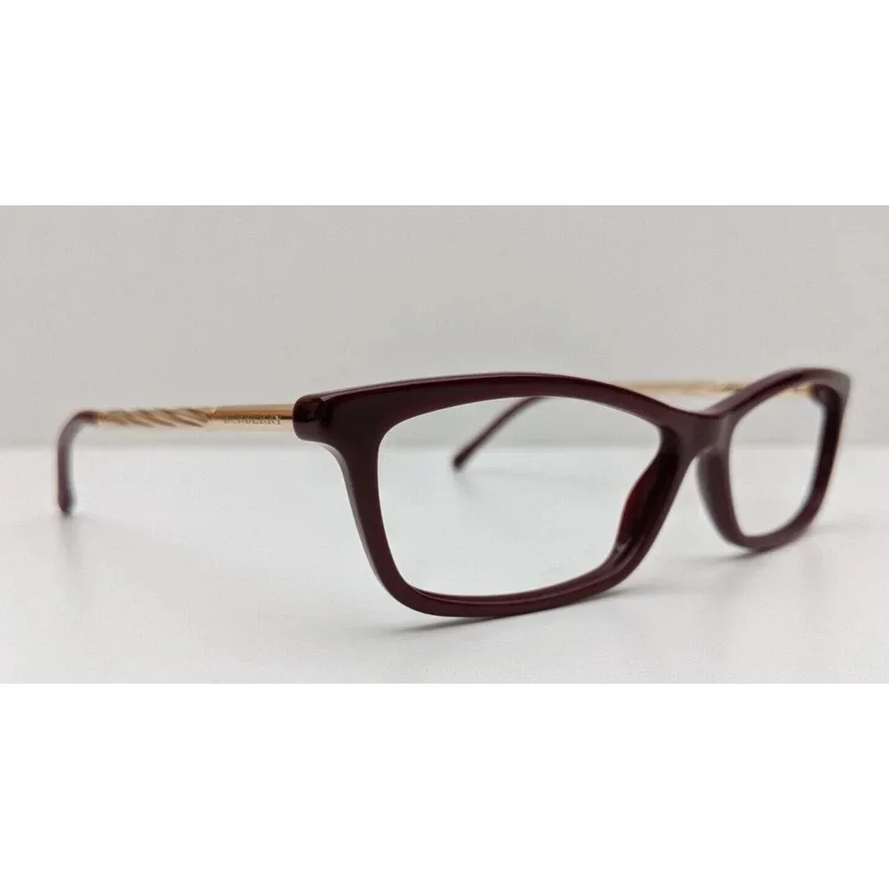 🕶️Made in Italy! Burberry B1290 3403 Eyeglasses 54/15 140 /KAG304🕶️ - Picture 3 of 10